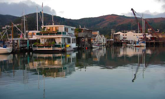 Houseboats in Sausalito